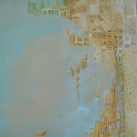 Emilio Merlina: 'mirage', 2015 Oil Painting, Fantasy. Artist Description:   on canvas  ...