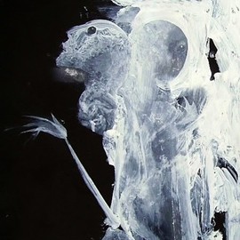 Emilio Merlina: 'moonbeams', 2007 Acrylic Painting, Inspirational. Artist Description:  acrylic on paper ...