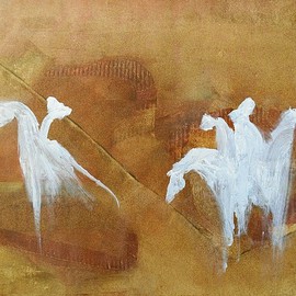 Emilio Merlina: 'on the track of myself', 2015 Oil Painting, Fantasy. Artist Description:  on canvas ...