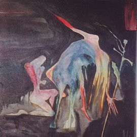 Emilio Merlina: 'prairie', 1996 Acrylic Painting, Inspirational. Artist Description: acrylic on canvas...