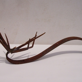 Emilio Merlina: 'prayer 08', 2008 Mixed Media Sculpture, Inspirational. Artist Description:  rusty iron ...