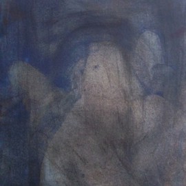 Emilio Merlina: 'presenze', 2006 Oil Painting, Inspirational. Artist Description:  oil on cardboard ...