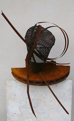 Emilio Merlina: 'queen fantasy 2', 2007 Mixed Media Sculpture, Inspirational.  rusty iron ...