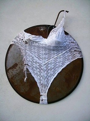 Emilio Merlina: 'rape', 2006 Mixed Media Sculpture, Inspirational. 