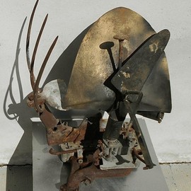 Emilio Merlina: 'real economy', 2018 Mixed Media Sculpture, Fantasy. Artist Description: evolution of existing work...