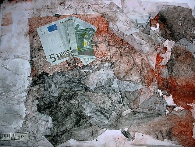 Artist Emilio Merlina. 'Round Trip Ticket' Artwork Image, Created in 2008, Original Optic. #art #artist