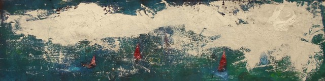 Artist Emilio Merlina. 'Sea Stripe' Artwork Image, Created in 2015, Original Optic. #art #artist