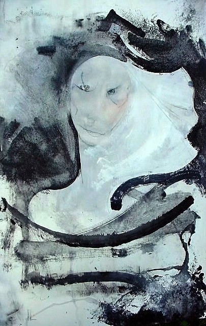 Artist Emilio Merlina. 'The Black Wind Mate' Artwork Image, Created in 2009, Original Optic. #art #artist