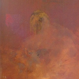 Emilio Merlina: 'the magic windows guardian', 2009 Oil Painting, Inspirational. Artist Description:  oil on canvas ...