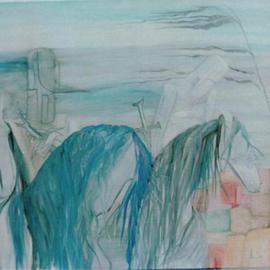 Emilio Merlina: 'the pause', 1989 Oil Painting, Inspirational. Artist Description: oil on canvas...