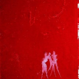 Emilio Merlina: 'the red velvet carpet', 2016 Acrylic Painting, Fantasy. Artist Description:   on velvet panel              ...