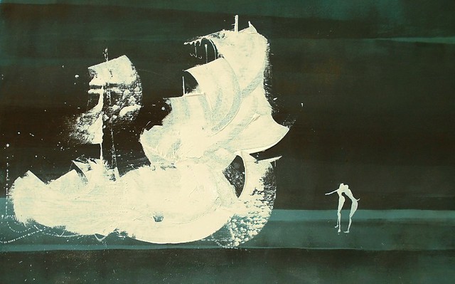 Artist Emilio Merlina. 'The Sailing Ship' Artwork Image, Created in 2015, Original Optic. #art #artist