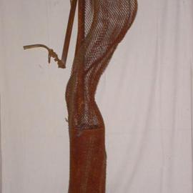 Emilio Merlina: 'unshaded', 2002 Mixed Media Sculpture, Inspirational. Artist Description: rusty iron sculpture...