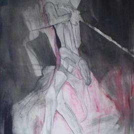 Emilio Merlina: 'war ghost', 1996 Acrylic Painting, Inspirational. Artist Description: acrylic on canvas...