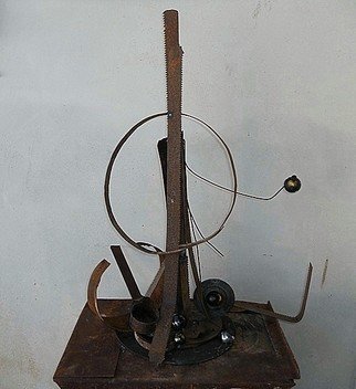 Emilio Merlina: 'where you from', 2010 Mixed Media Sculpture, Fantasy.  rusty iron ...