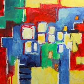 Composition 4322 painting By Engelina Zandstra