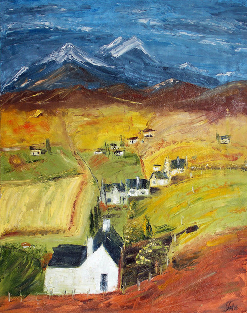 Artist Nina Polunina. 'Isle Of Skye Scotland' Artwork Image, Created in 2016, Original Painting Acrylic. #art #artist