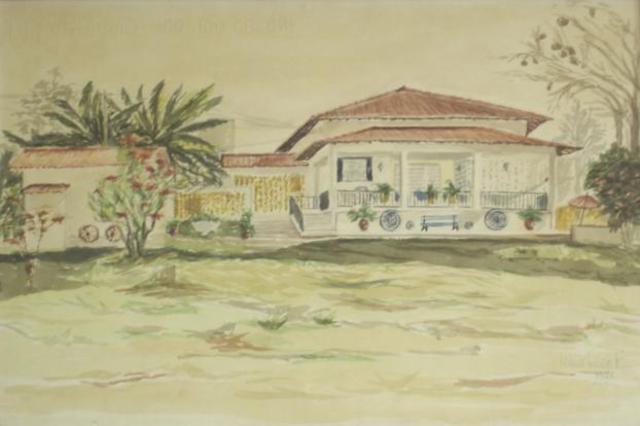 Maria Teresa Fernandes  'Sproesser Oliveira Collection', created in 1971, Original Drawing Pencil.