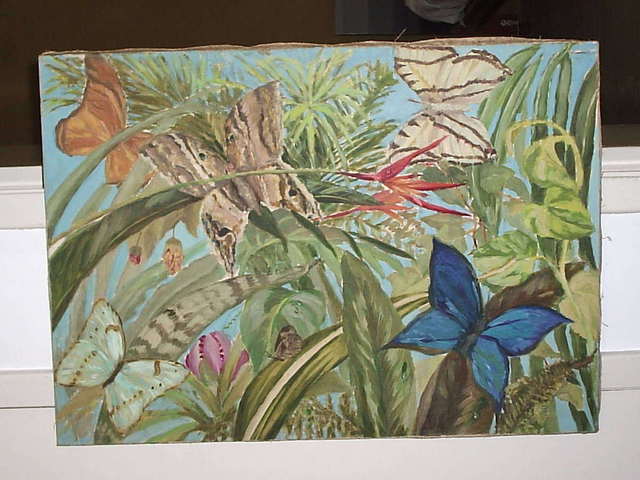Artist Maria Teresa Fernandes. 'Tropical Forest' Artwork Image, Created in 1969, Original Drawing Pencil. #art #artist