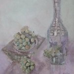 grapes in a square bowl By Maria Teresa Fernandes