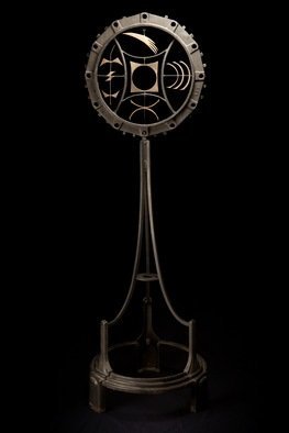 Eric Jacobson: 'Mandala I', 1998 Other Sculpture, Mandala.       This sculpture is an elegant interplay of organic forms, within a mechanistic structure      ...