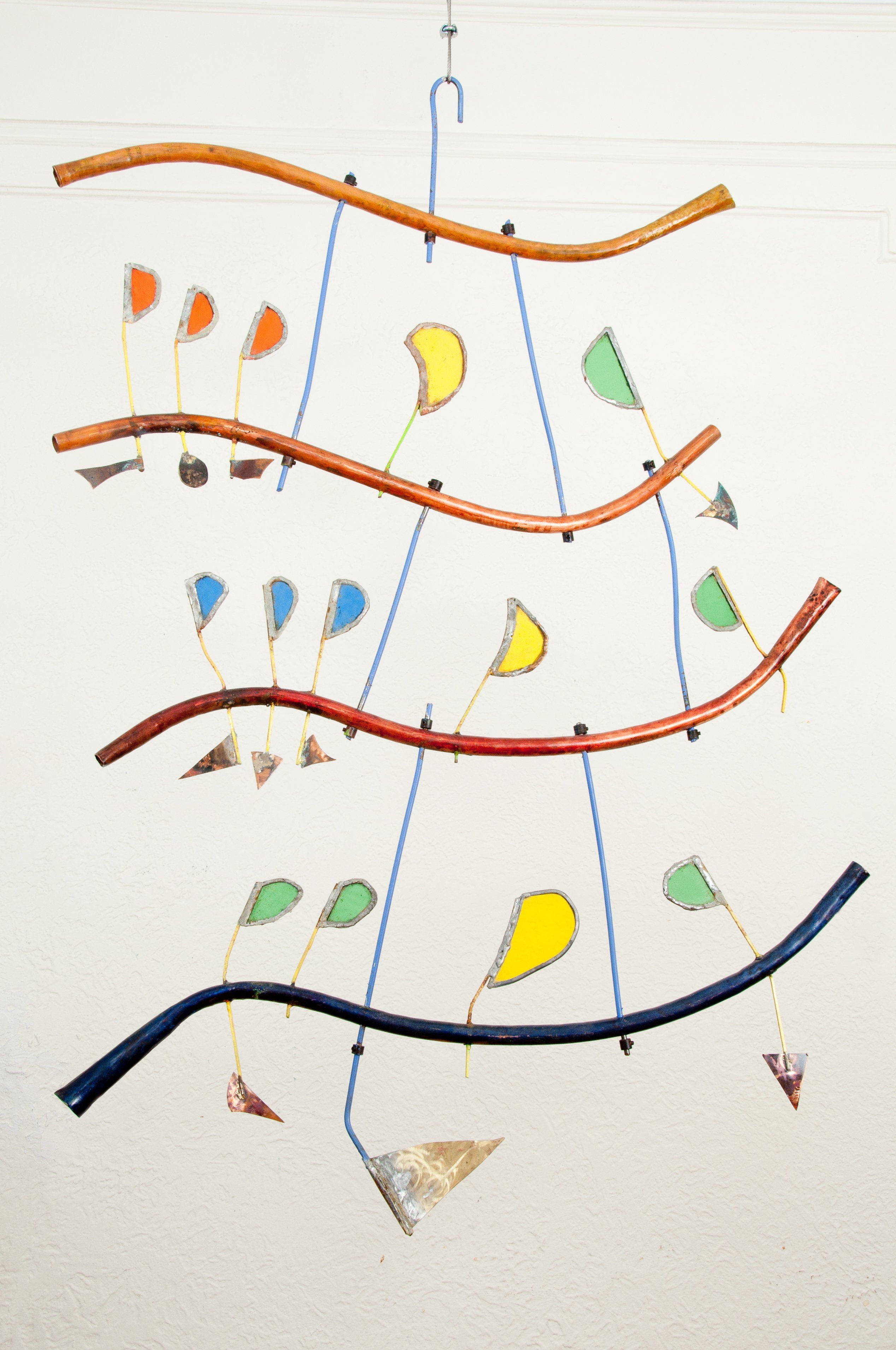 Eric Jacobson: 'Notes and Bars', 2015 Other Sculpture, Abstract.  This is an abstract constructed sculpture. It is inspired by music. It is also inspired by abstract painting such as that of Kandinsky. ...