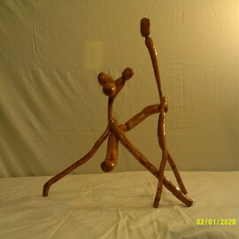Merlin Mccormick: 'erotic african wood 7', 2023 Wood Sculpture, Culture. Artist Description: erotic African art...