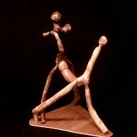 Merlin Mccormick: 'estasy', 2015 Wood Sculpture, Erotic. Artist Description: a thrilling drilling...