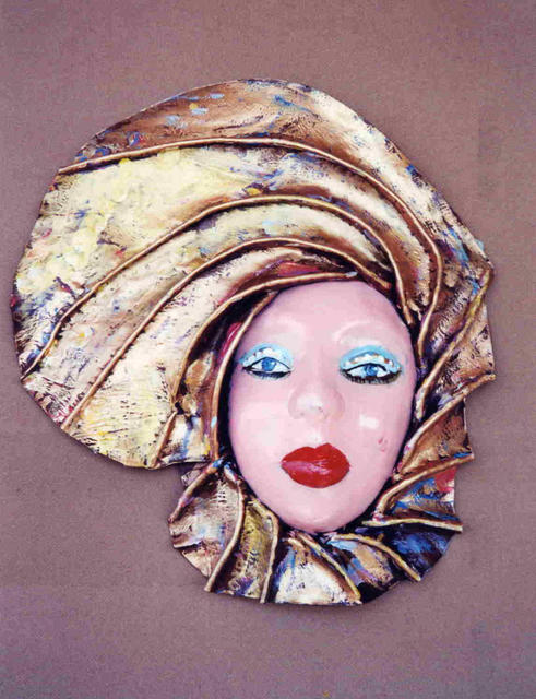 Artist Ellen Safra. 'Masquerade Four' Artwork Image, Created in 2003, Original Painting Oil. #art #artist