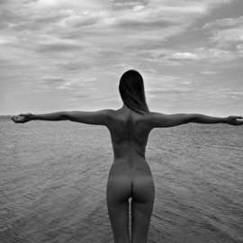 Mikhail Faletkin: 'equilibrium', 2019 Digital Photograph, Nudes. Artist Description: EarthSkyWaterElementsEquilibriumHolding the skyListen to the silenceTo meditateFeelLimited signed edition 1 of 30...