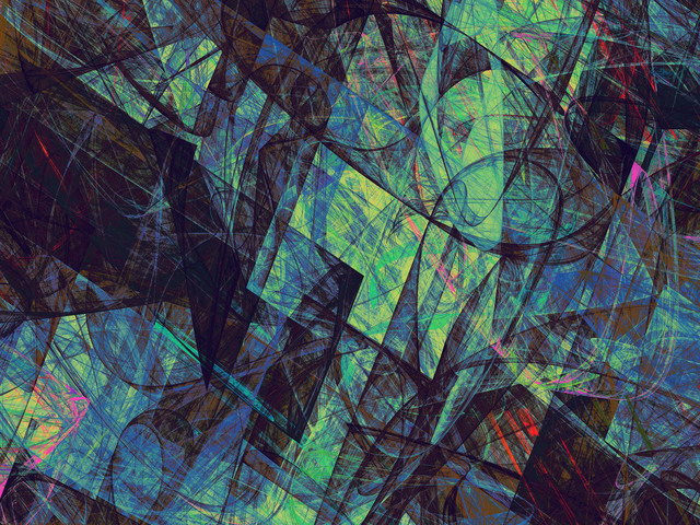 Angel Estevez  'Abstract Composition 439', created in 2016, Original Computer Art.
