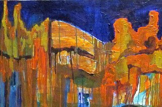 Evie Tirado: 'dream of the grand canyon', 2014 Acrylic Painting, Abstract.  abstract acrylic grand canyon landscape ...