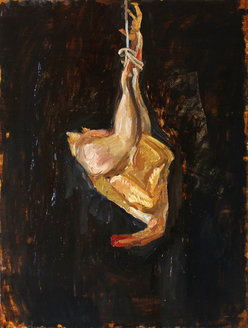 Evgeniya Komarova  'Chicken', created in 2015, Original Painting Acrylic.