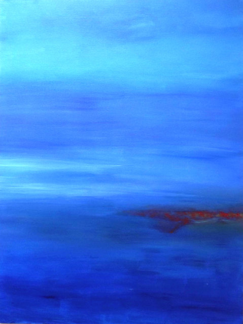 Karen Moehr  'Sea', created in 2015, Original Painting Acrylic.