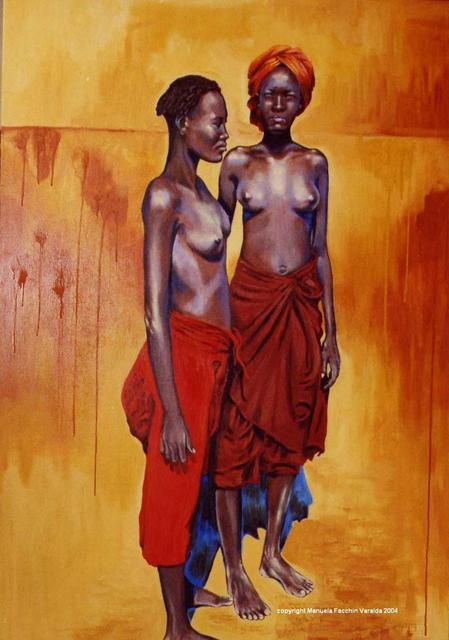 Manuela Facchin Varalda  'Africa', created in 2004, Original Painting Acrylic.