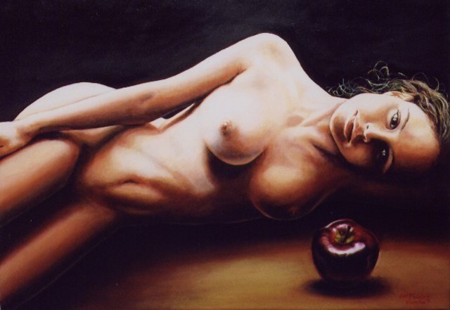 Artist Manuela Facchin Varalda. 'Eva' Artwork Image, Created in 2007, Original Painting Acrylic. #art #artist