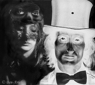Itzhak Ben Arieh: 'ENIGMA', 2001 Black and White Photograph, Fantasy.     FANTASTIC PHOTOGRAPHY    ...