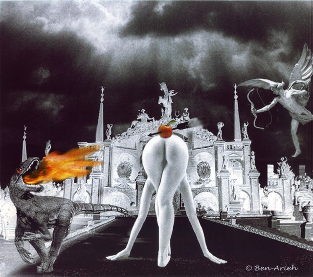 Itzhak Ben Arieh  'THE APPLE', created in 2010, Original Digital Art.