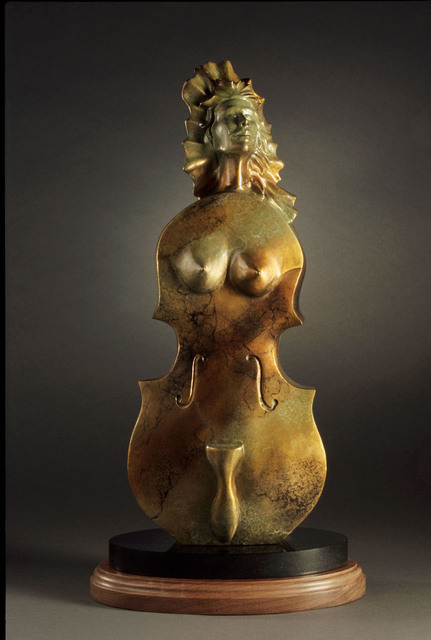 Artist Felix Velez. 'No Strings Attached' Artwork Image, Created in 2008, Original Sculpture Bronze. #art #artist