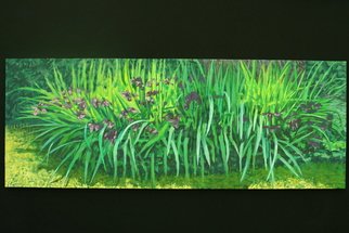 Stephen Fessler: 'Purple Lilies', 2011 Oil Painting, Floral.        A profusion of purple lilies. ...