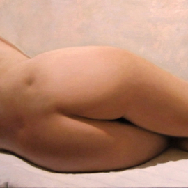 Francisco Gimeno: 'Eva Reversum', 2012 Oil Painting, nudes. 