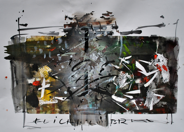 Artist Florina Gaspar. 'Echilibru' Artwork Image, Created in 2012, Original Mixed Media. #art #artist
