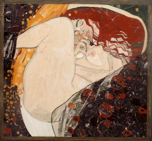 Nazir Khasanov  'Danae', created in 2018, Original Mosaic.