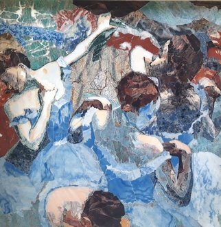 Nazir Khasanov: 'florentine mosaic', 2019 Other, Dance. Florentine mosaic. Pietra dura. E. Degas. ...