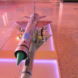 Marcin Regulski: 'EXPERIMENTAL RUSSIAN SECRET DELTA FIGHTER ', 2014 Aluminum Sculpture, Aviation. Artist Description:  EXPERIMENTAL RUSSIAN DELTA FIGHTER Replica : 1/ 20 scale E- 152 A Experimental Russian Secret Fighter Interceptor with RADUGA K- 9 missiles. COMPOSITION : Steel, Aluminum. DESCRIPTION : The model is made by the pilot, artist, painter and aviation modeler Marcin Regulski . Made from zero with the plans. Every detail with ...