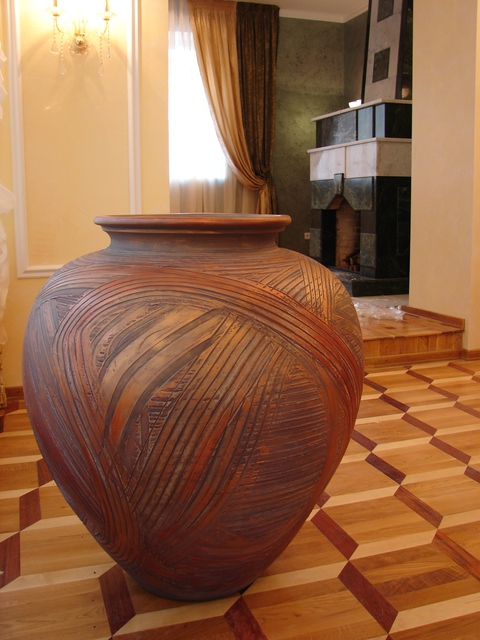 Mikhail Fomiryakov  'Vase', created in 2009, Original Ceramics Handbuilt.