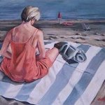 Woman Beach By Jodi Castagnozzi