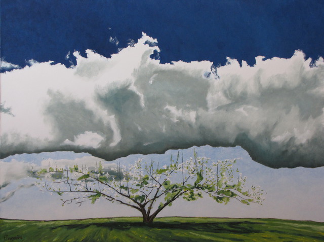 Artist Francois Fournier. 'Reaching For The Sky' Artwork Image, Created in 2012, Original Painting Oil. #art #artist
