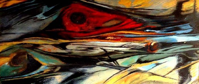 Franziska Turek  'After Flood', created in 2006, Original Painting Acrylic.