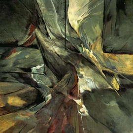 Franziska Turek: 'beat of wings', 2001 Other Painting, Abstract. 